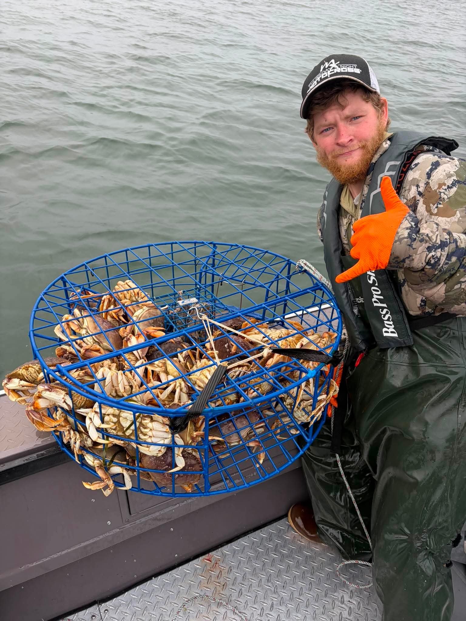 Crabbing guided fishing with Fin Addict Sportfishing
